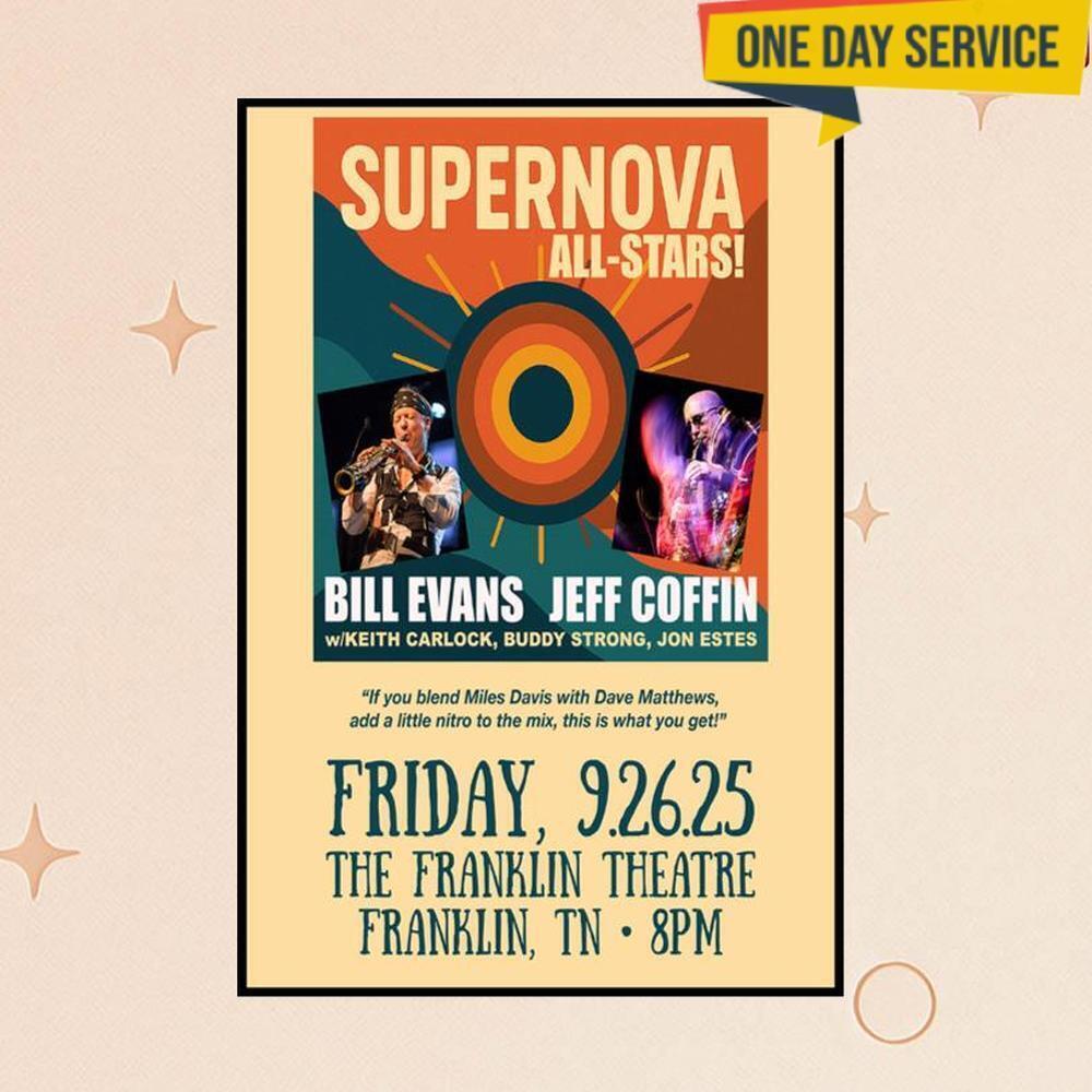 Supernova All Stars Sept 26 2025 Franklin Tn Event Poster